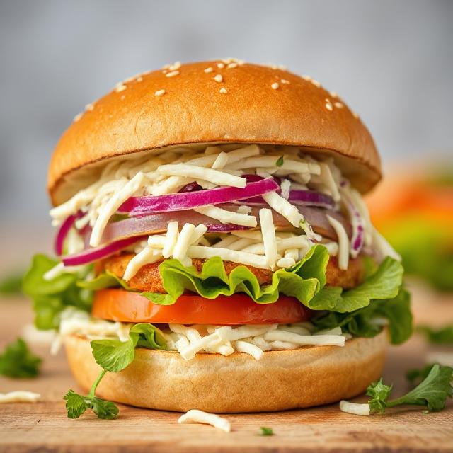 A veggie burger